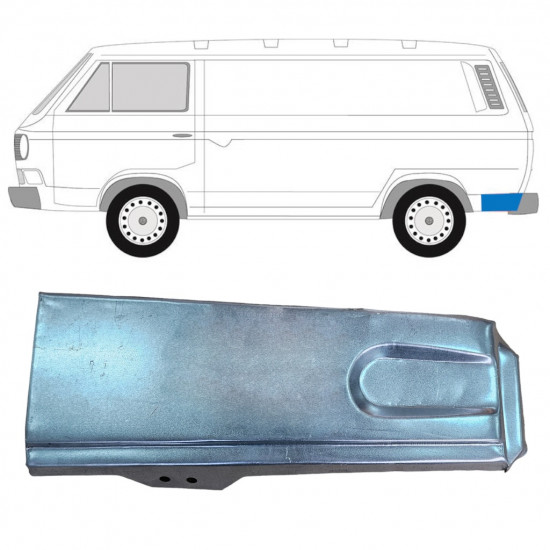 Pannello di riparazione parafango posteriore per VW Transporter T3 1979-1992 / Sinistra 11632