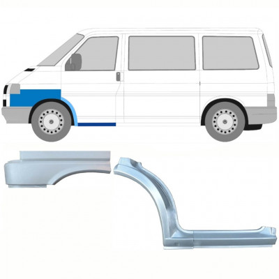 Pannello di riparazione sottoporta e parafanghi anteriore e posteriore per VW Transporter T4 1990- / Sinistra / Set 10040