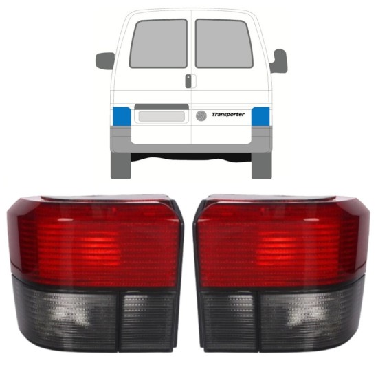 Fanale posteriore per Volkswagen Transporter T4 1990-2003 / Sinistra+Destra / Set 9770