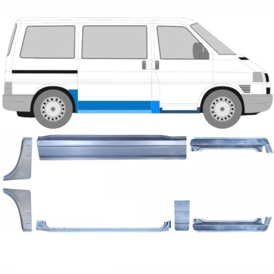 Set di pannelli di riparazione per Volkswagen Transporter T4 1990-2003 / Sinistra / Destra / 14700