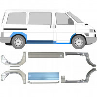 Pannello di riparazione sottoporta + parafango anteriore + posteriore per VW Transporter T4 1990-  / SWB / MWB / Set 5983