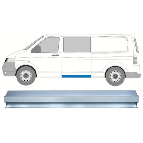 Pannello di riparazione pannello laterale per Volkswagen Transporter T5 2003-2015 / Sinistra 17224