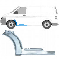 Pannello di riparazione sottoporta e parafango anteriore per Volkswagen Transporter T5 2003-2015 / Sinistra / Set 12637