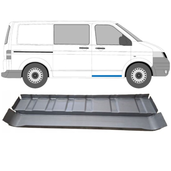 Lamierato riparazione gradino per Volkswagen Transporter T5 2003-2015 / Destra 16838