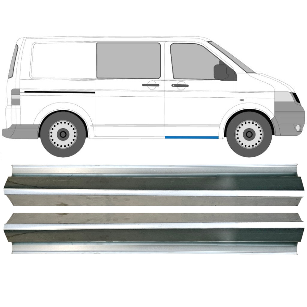 Clip per guarnizione porta per VOLKSWAGEN Transporter T5 (2005-2015