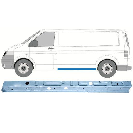 Sottoporta interno per Volkswagen Transporter T5 2003-2015 / Sinistra 16089