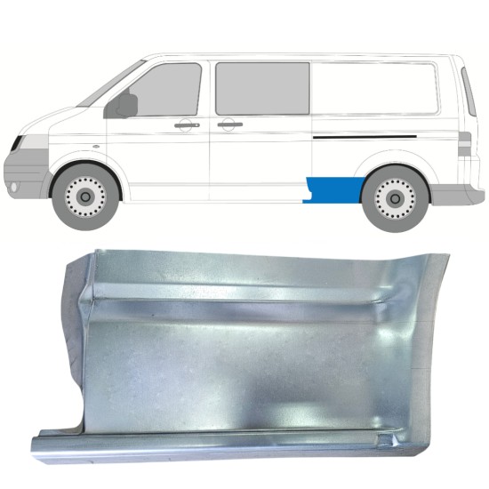 Pannello di riparazione parafango posteriore per Volkswagen Transporter T5 2003-2015 / Sinistra 16667