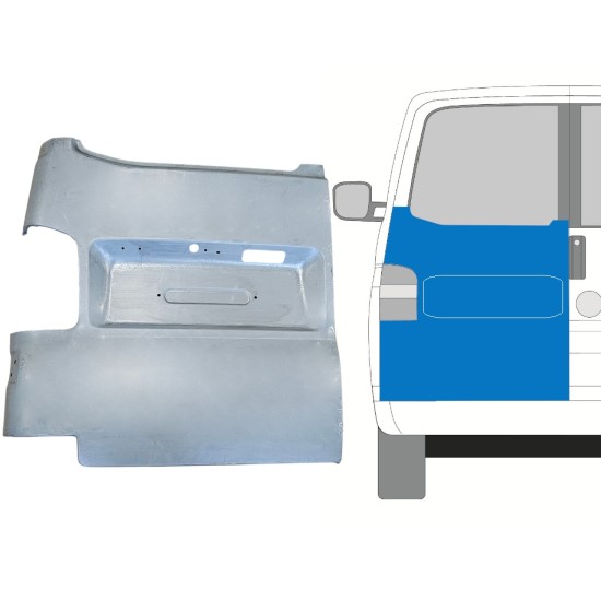 Pannello di riparazione porta posteriore per Volkswagen Transporter T5 2003-2015 / Sinistra 15058