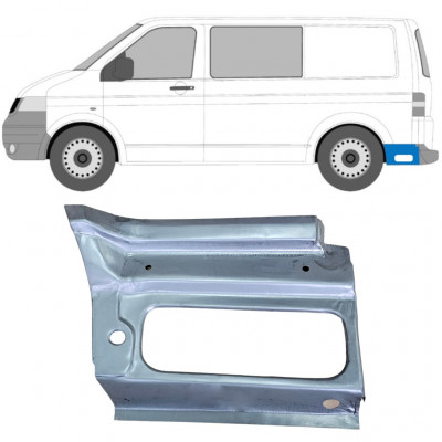 VOLKSWAGEN TRANSPORTER T5 2003-2009 PANNELLO DI RIPARAZIONE DELL\'ALA POSTERIORE  / SINISTRA