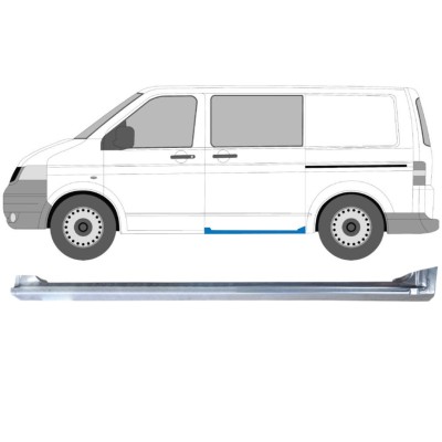 Sottoporta per porta scorrevole per Volkswagen Transporter T5 2003-2015 / Sinistra 16976