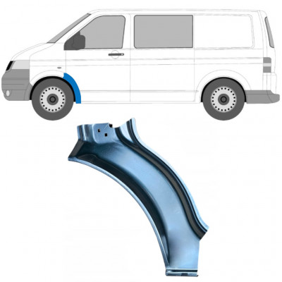 Pannello di riparazione parafango anteriore per Volkswagen Transporter T5 2003-2009 / Sinistra 12022