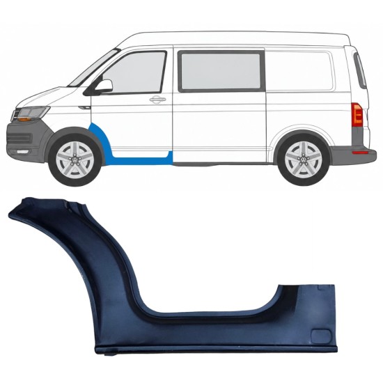 Pannello di riparazione davanzale della porta anteriore per Volkswagen Transporter T6 2015-2024 / Sinistra 17118