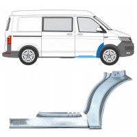 Pannello di riparazione sottoporta e parafango anteriore per Volkswagen Transporter T6 2015-2024 / Destra 17196