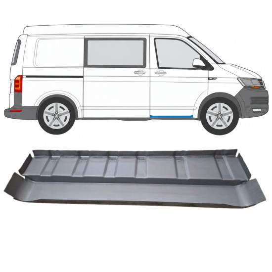 Lamierato riparazione gradino per Volkswagen Transporter T6 2015-2024 / Destra 17156