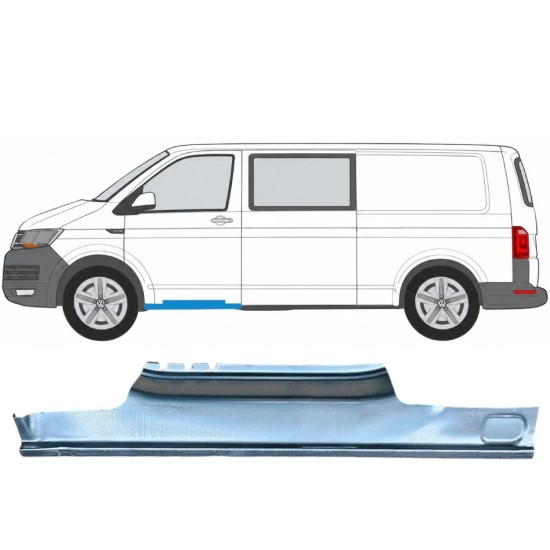 Pannello di riparazione davanzale della porta anteriore per Volkswagen Transporter T6 2015-2024 / Sinistra 17112