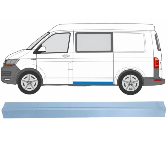 Pannello di riparazione sottoporta lamiera per Volkswagen Transporter T6 2015-2024 / Sinistra 17182