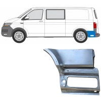 Pannello di riparazione parafango posteriore dietro la ruota per Volkswagen Transporter T6 2015-2024 / Sinistra 17201
