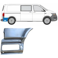 Pannello di riparazione parafango posteriore dietro la ruota per Volkswagen Transporter T6 2015-2024 / Destra 17200