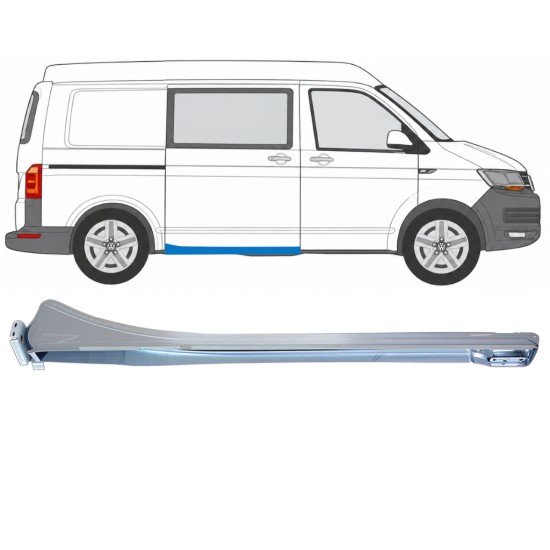 Rotaia Guida Porta laterale scorrevole per Volkswagen Transporter T6 2015-2024 / Destra 17203