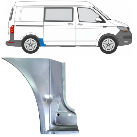 Pannello di riparazione parafango posteriore per Volkswagen Transporter T6 2015-2024 / Destra 17152