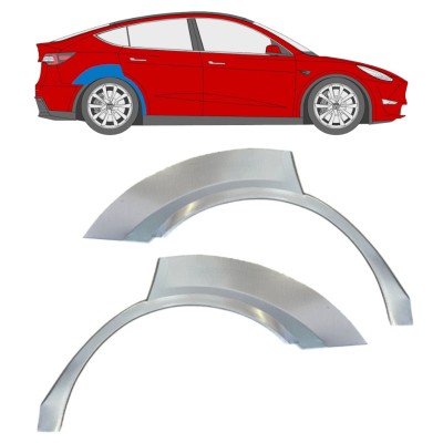 Pannello di riparazione parafango posteriore per Tesla Model Y 2020- / Sinistra+Destra / Set 16378