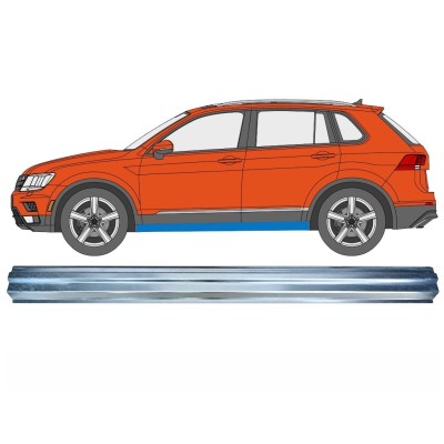 Pannello di riparazione sottoporta inferiore per Volkswagen Tiguan 2016-2024 / Sinistra 17221