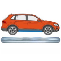 Pannello di riparazione sottoporta lamiera per Volkswagen Tiguan 2016-2024 / Destra 17217