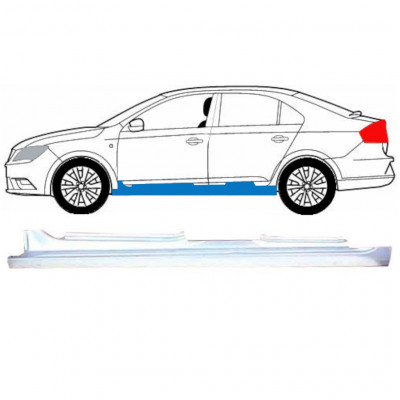 Sottoporta Lamiera Completo per Seat Toledo 2012-2018 / Sinistra 11609