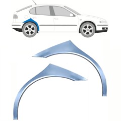 Pannello di riparazione parafango posteriore per Seat Toledo II 1999-2004 / Sinistra+Destra / Set 10454