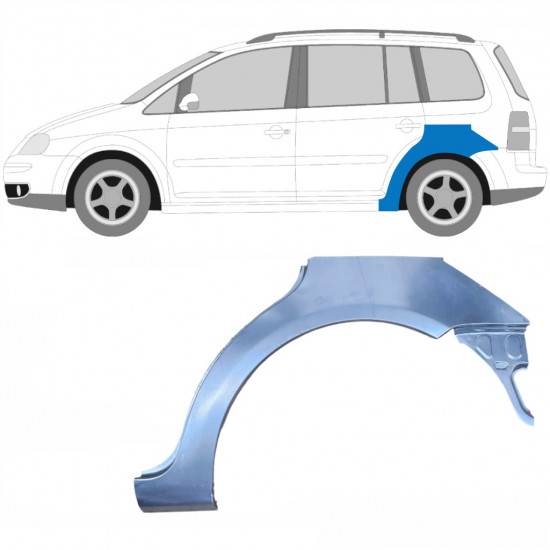 VW TOURAN 2003-2010 PASSARUOTA POSTERIORE / SINISTRA