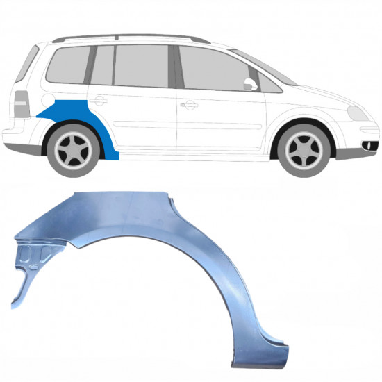 VW TOURAN 2003-2010 PASSARUOTA POSTERIORE / DESTRA