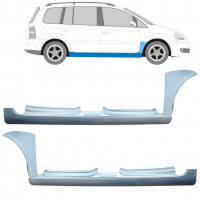 Pannello di riparazione sottoporta e parafango anteriore per VW Touran 2003-2010 11166