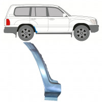 Pannello di riparazione sezione inferiore parafango posteriore per Toyota Land Cruiser 1998-2007 / Destra 8984