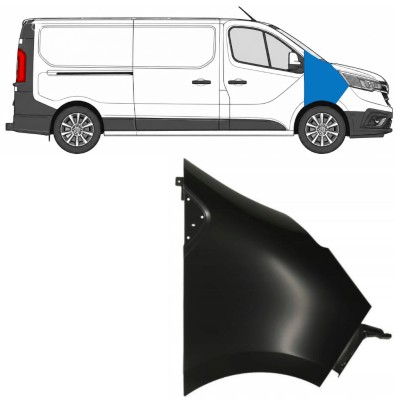 Parafango anteriore per Renault Trafic 2014- 2021-2026 / Destra 17104
