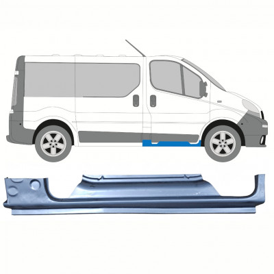 RENAULT TRAFIC OPEL VIVARO 2001-2014 PANNELLO DI RIPARAZIONE DELLA SOGLIA / DESTRA