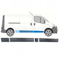 Set di modanature laterali per Renault Trafic Opel Vivaro Primastar 2001-2014 / LWB / Destra /  8571