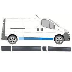 Set di modanature laterali per Opel Vivaro 2001-2014 / Destra / 13905