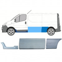 Set di pannelli di riparazione per Renault Trafic Opel Vivaro 2001-2014 / LWB / Sinistra /  11107