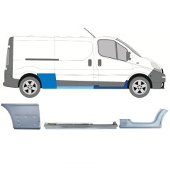 Set di pannelli di riparazione per Opel Vivaro 2001-2014 / Destra / 13305