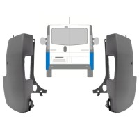 Angolo paraurti posteriore per Renault Trafic 2001-2014 / Sinistra+Destra / Set 9944