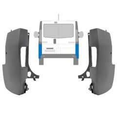 Angolo paraurti posteriore per Opel Vivaro 2001-2014 / Sinistra+Destra / Set 15306