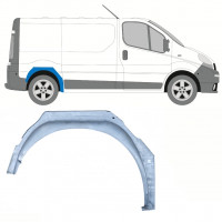 Pannello di riparazione arco ruota posteriore interno per Opel Vivaro Renault Trafic 2001- / Destra 8520