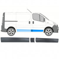 Set di modanature laterali per Renault Trafic Opel Vivaro Primastar 2001-2014 / SWB / Destra /  8569