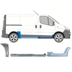 Set di pannelli di riparazione per Opel Vivaro 2001-2014 / Destra / 13313