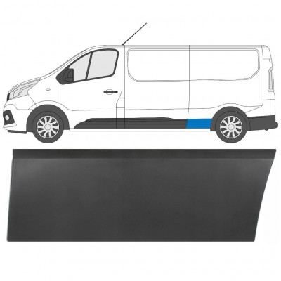 Modanatura laterale parafango posteriore per Renault Trafic 2014- / Sinistra 8220