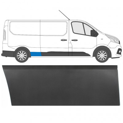 Modanatura laterale parafango posteriore per Renault Trafic 2014- / Destra 8219