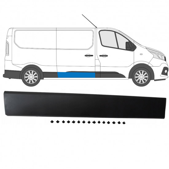 Modanatura porta scorrevole per Renault Trafic 2014- / Destra 8217