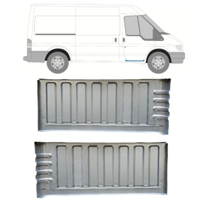 Lamierato riparazione gradino per Ford Transit 2000-2013 / Sinistra+Destra / Set 15056