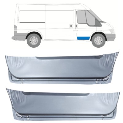 Pannello di riparazione porta anteriore interno per Ford Transit 2000-2013 / Sinistra+Destra / Set 14542