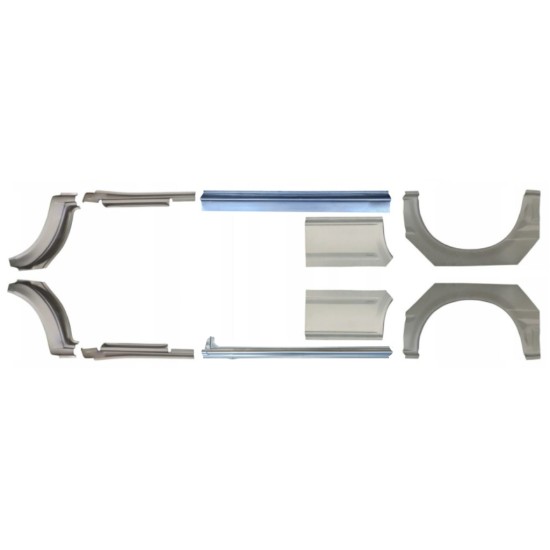 Pannello di riparazione sottoporta e parafango posteriore per Ford Transit 2000-2013 / Set 12678